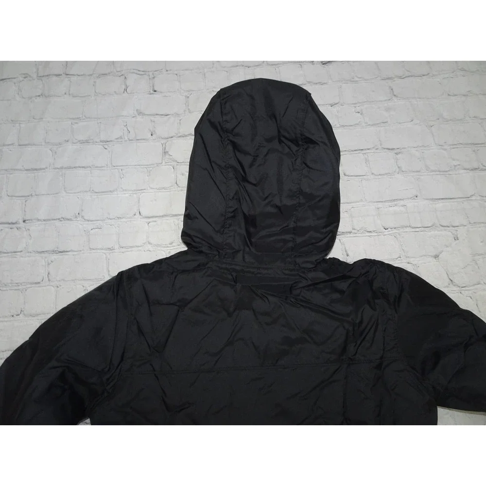 Columbia Hooded Zip Up Fleece Lined Jacket, Kids Medium, Black - Picture 6 of 8